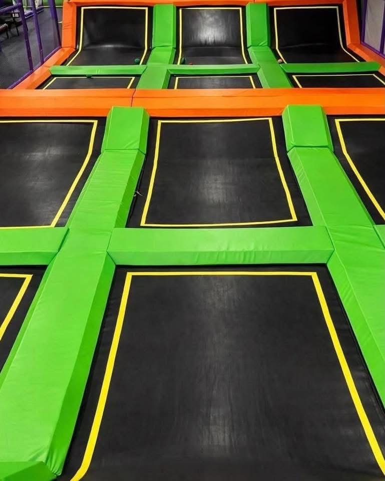 Trampoline court at Fun City Trampoline Park